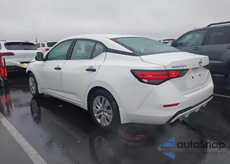 2025 Nissan Sentra S из США, поврежденный, VIN 3N1AB8BV5SY205735